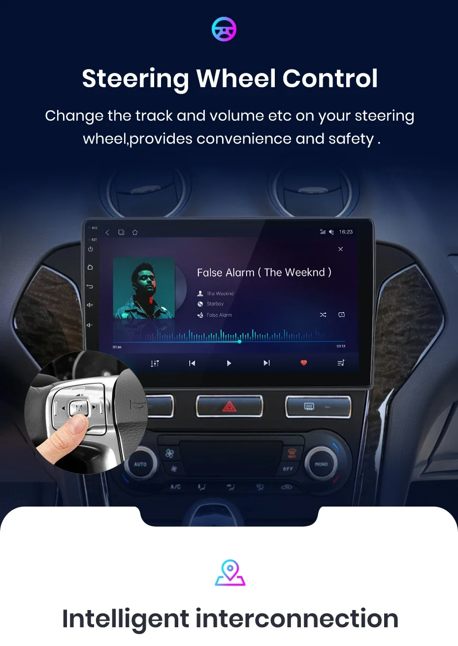 Junsun kabelloses carplay android auto radio für ford mondeo 4 mk4 2012-2015 auto intelligente systeme rds bt dsp 2 din autoradio – Detail 14
