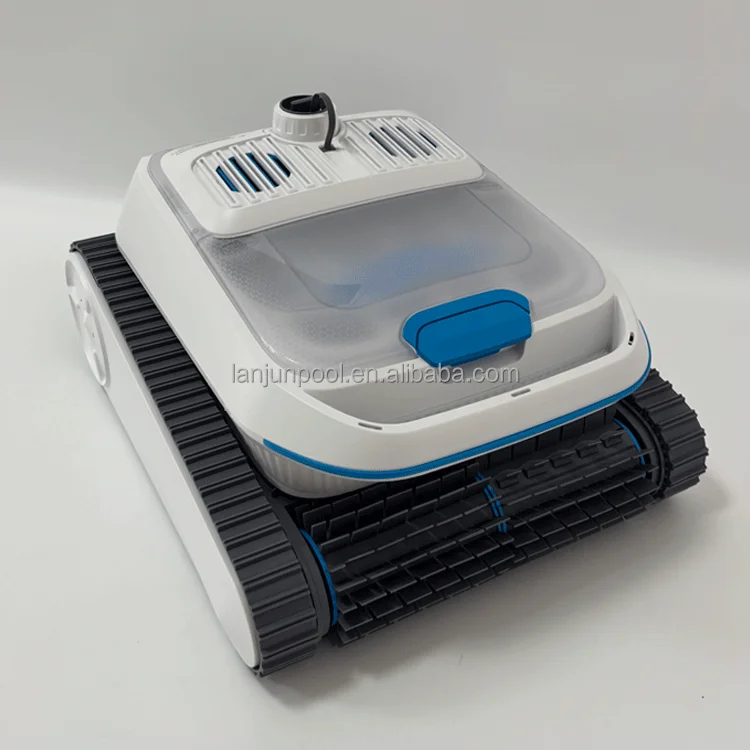 مكنسة كهربائية متقدمة لحمام السباحة، تخطيط مسار الذكاء الاصطناعي، عمر بطارية طويل، مكنسة كهربائية أوتوماتيكية للفيلا/الفندق