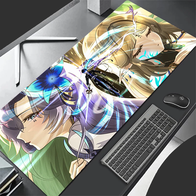

Gaming Wuthering Waves Cartethyia Mouse Pad Multi Size Table Keyboard Pad Mousepad Computer Play Mat Rubber Mausepad Desk Mat