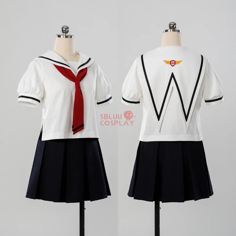 

SBluuCosplay Tomoyo Daidoji Sakura Kinomoto Cosplay Costume Primary School Summer Uniform