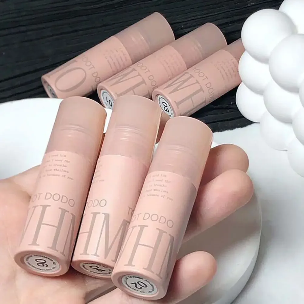 Heallor Toot Dodo بلسم الشفاه Mist Velvet Lip Glaze خفيف الوزن غير لامع مثل أحمر الشفاه كوب أحمر الشفاه Longlasti Mist Mouth Air غير لاصق Wa