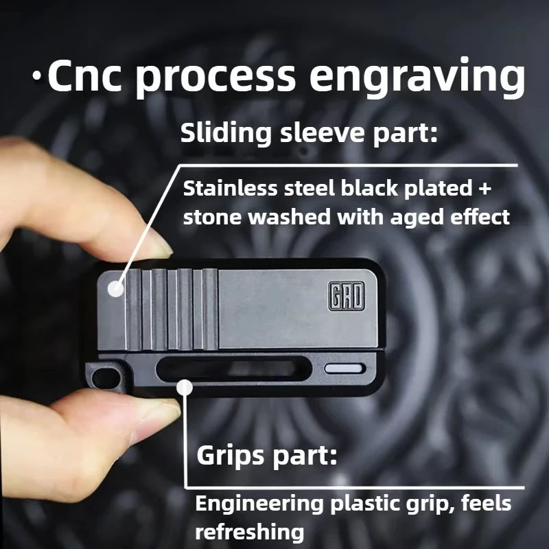 Gewehr der 5. Generation, mechanisch, magnetisch, EDC, Fingerspitze, Metall, Push-Karten, Dekompression, Desktop-Spielzeug, Geschenk