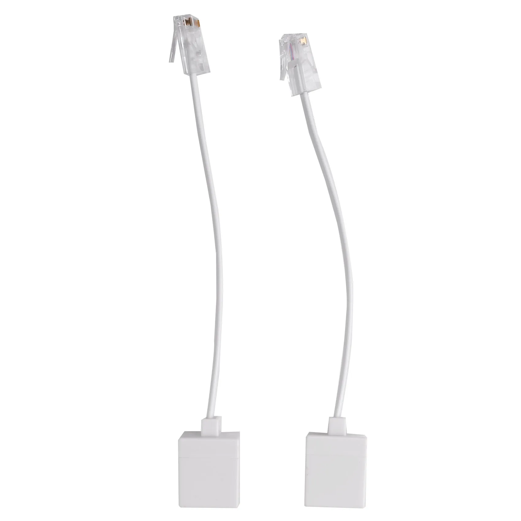 2 разъема 8P4C / RJ45 male RJ11 6P4C к гнезду M / F адаптер телефонный Ethernet