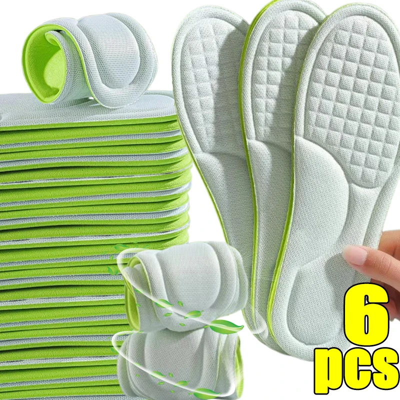 

Memory Foam Orthopedic Insoles Deodorant Absorb-Sweat Massage Sport Running Insole Feet Care Soft Arch Support Insert Cushion