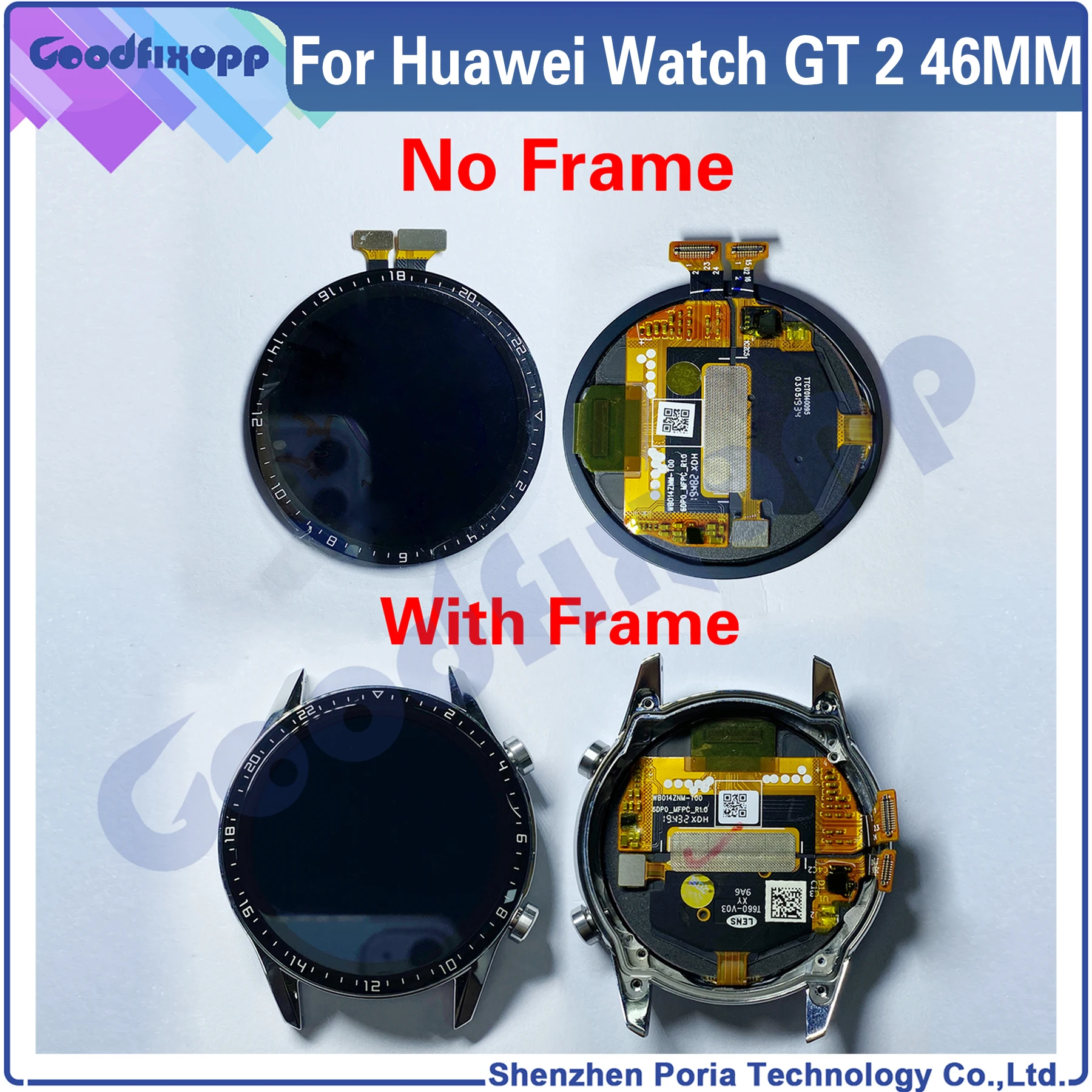 

For Huawei Watch GT 2 LTN-B19 46MM GT2 LCD Display Touch Screen Digitizer Assembly Repair Parts Replacement