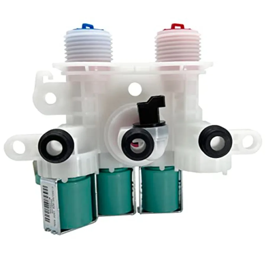 Washing Machine Water Inlet Valve Assembly for Whirlpool Cabrio WTW7000DW0 WTW7300DW1 WTW8040DW0 WTW7040DW1 WTW8040DW4 WTW7300D