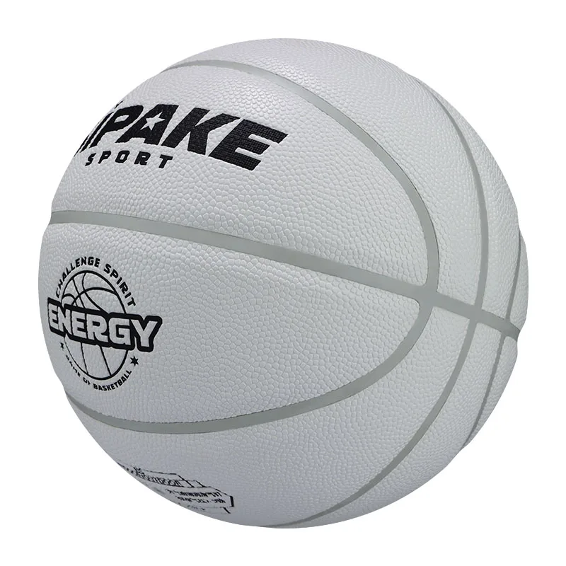 SIPAKE كرة سلة جلدية ممتصة للرطوبة في الهواء الطلق من البولي يوريثان، كرة سلة مضادة للانزلاق ومقاومة للماء