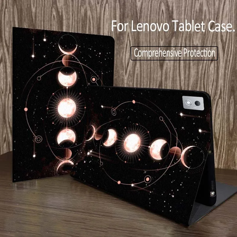 

Lunar Phase Celestial Art Tablet Case For Legion Xiaoxin Pad P12 Pro Y900 GT 2023 2025 12.1 12.7 14.5 inch