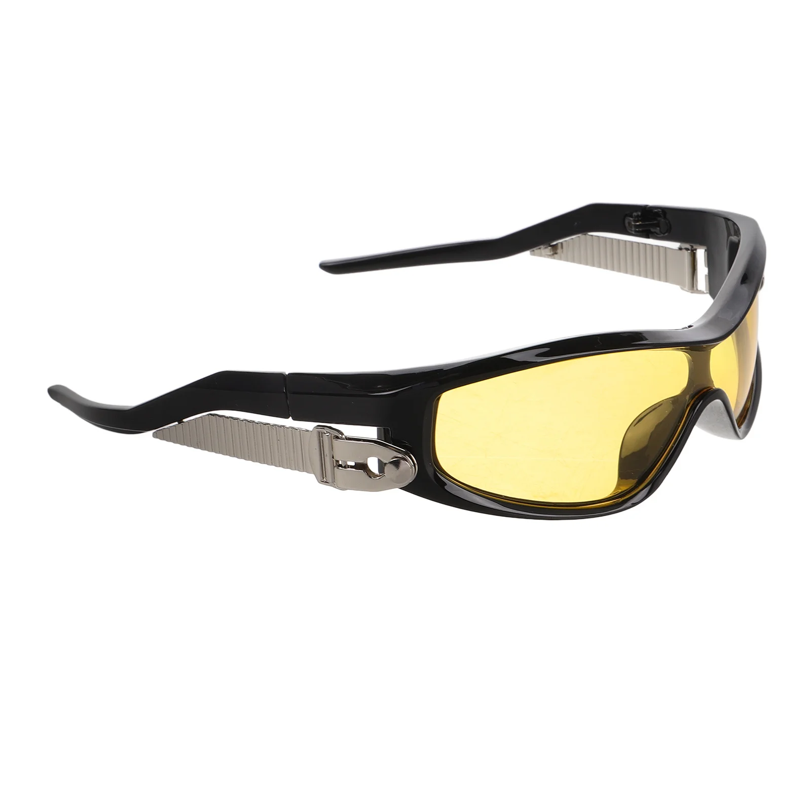 

Black Frame Yellow Lens Polarized Sunglasses Uv Protection Cycling Outdoor Sunglasses Lightweight Fashionable for Women Men