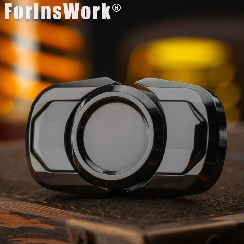CHENYU Mini clou ouvert classique Tri-Spinner toupie soulagement du Stress bout des doigts Gyro Portable doigt roulement en métal Spinner jouets