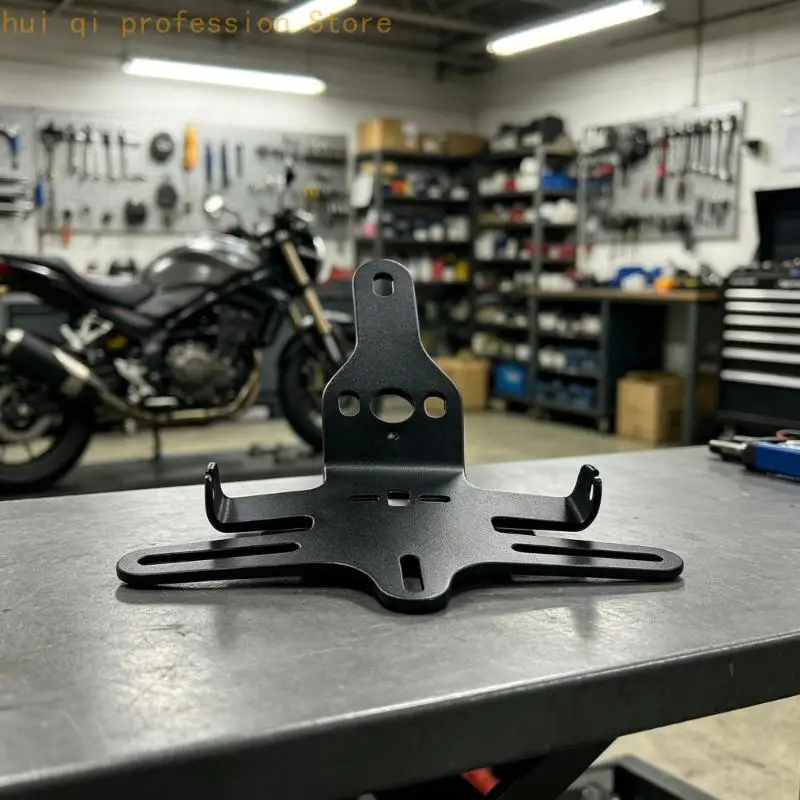 Modellspezifische Motorrad-Kennzeichenhalterung für 250SR 450NK, hintere Plattenhalterung H8WE – Detail 3