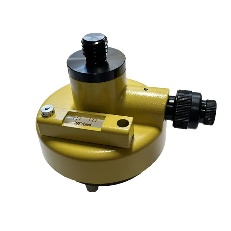 Yellow Rotating Adapter For Prisms GPS Surveying With Optical Plummet 5/8\