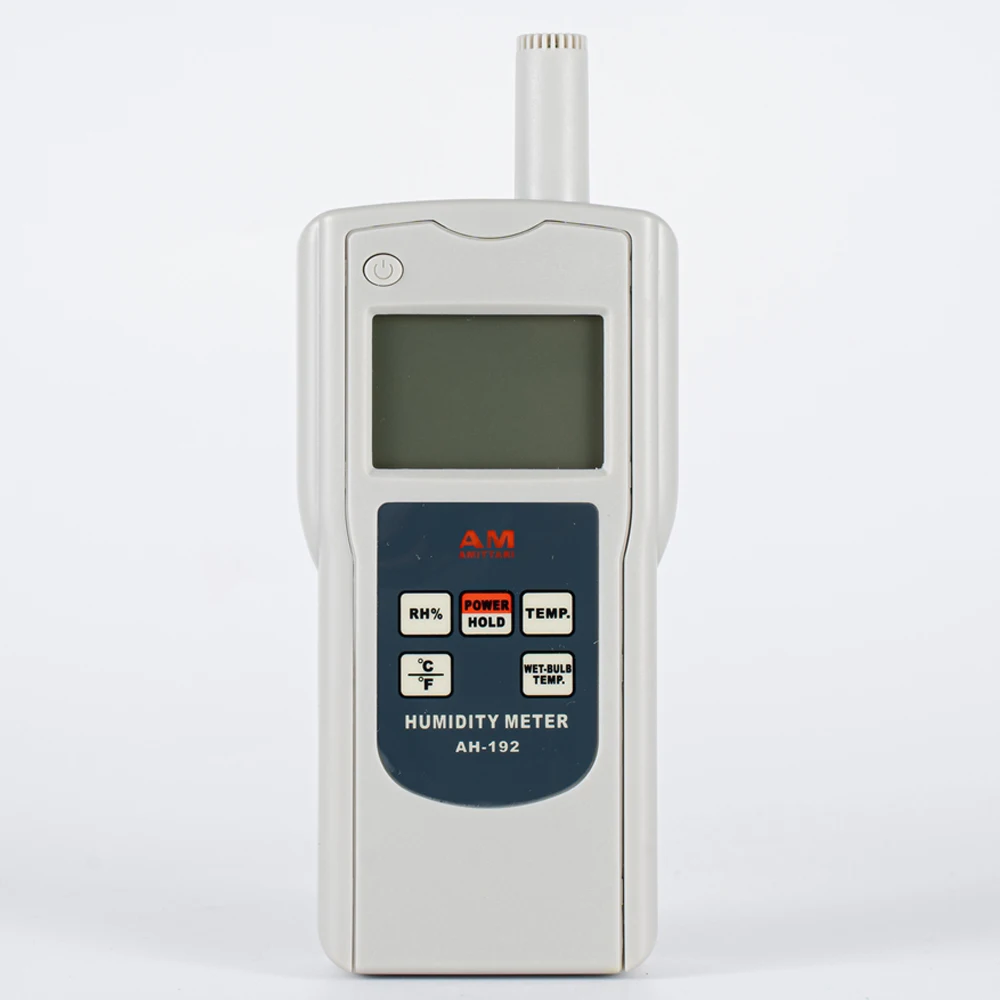 Portable Temperature Humidity Meter Tester AH-192 High Resolution Quartz Crystal Digital Thermometer Hygrometer