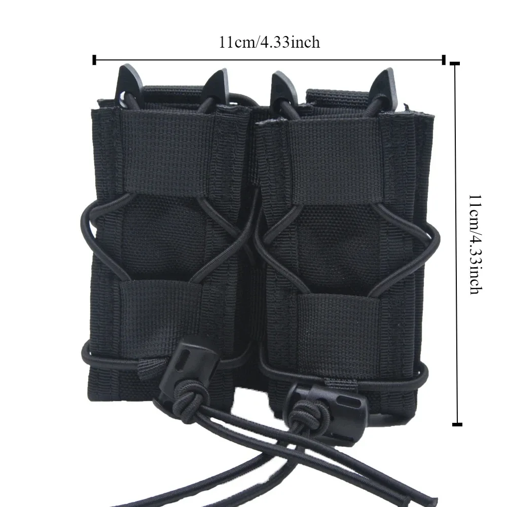 Molle Pistol Mag Pouch Double/Triple Stack Magazine for 9mm/.40 Calibers 45acp  S&W M&P, Sig 226/229, and Springfield 1911
