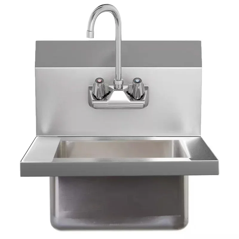 Commercial Kitchen Sink Portable Hand Wash Sink with Stand Promotion Stainless Steel New Carton Modern Washing Sink for Kitchen