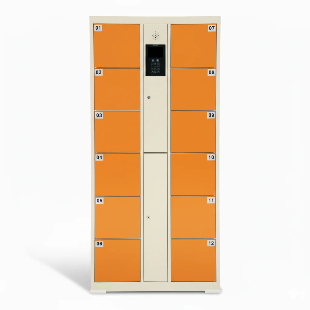 Nnd Locker System Digital Steel Rust Resistant Durable Gym Outdoor Parcel Locker Metal Storage Lockers Supermarket