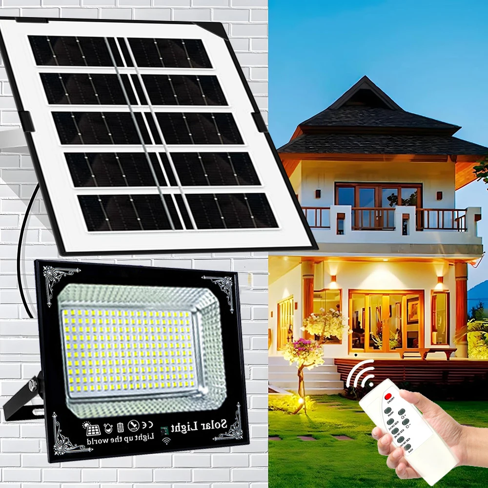 

Солнечные светильники для улицы с датчиком движения, 200 светодиодов, холодный белый свет, с кабелем 5 метров, от заката до рассвета, для веранды и патио