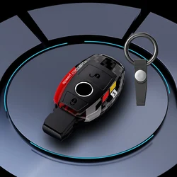Graffiti Car Remote Key Case Cover Shell Fob For Mercedes Benz A C E S Class GLA CLA GLK GLC CLS W204 W463 W176 W251 W205 AMG
