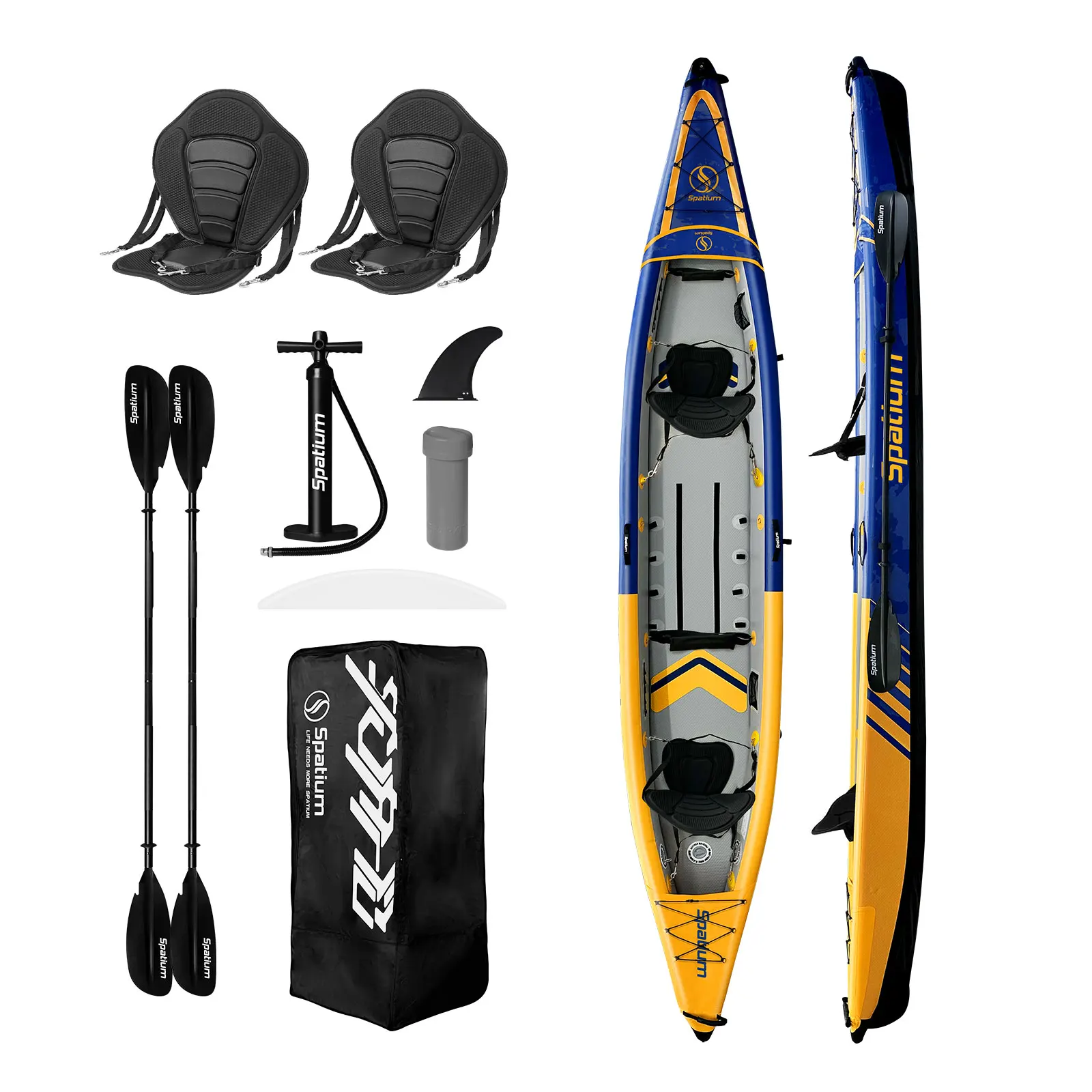 

Favorite New Style Portable Detachable Sea Drop Stitch Inflatable Kayak Fishing Boat 2 Seater 1 Person Rowing Kayak For Sale