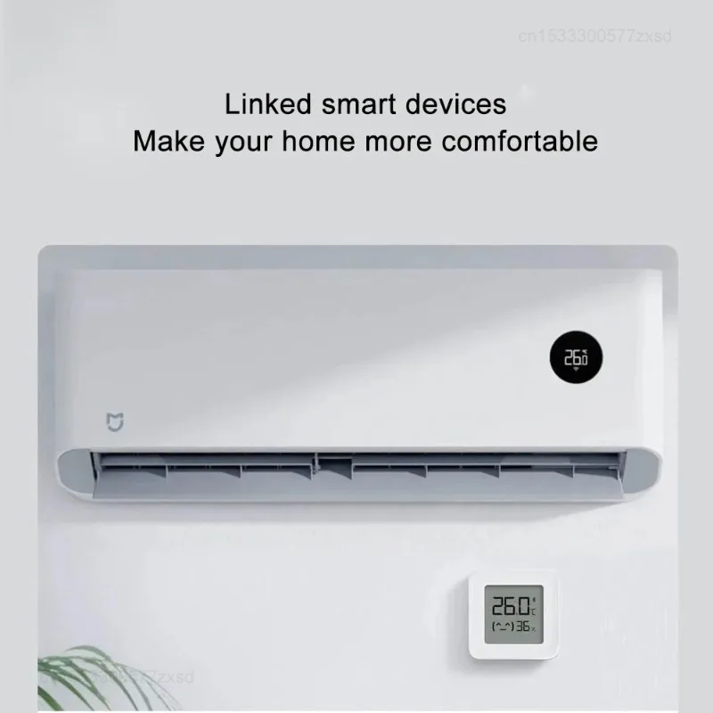 Xiaomi MIJIA Smart Hygrometer Thermometer 2 Bluetooth Wireless Electric Digital Hygrometer Thermograph With Mijia APP Smart Home