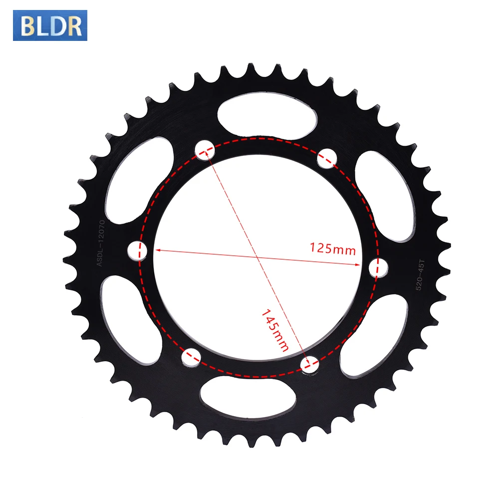 520-45T 45 Tooth Rear Sprocket Gear Wheel Cam For Yamaha XT660 XT660R XT660X Super Motard XT 660 2004-2015 MT-03 MT03 2006-2012