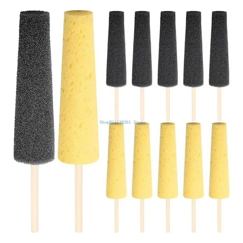 

H05E 12Pcs Pottery Sponge Ceramic Clay Shaping Tool Pottery Sponge Trimming Tool For Pottery Shaping Trimming Detailing