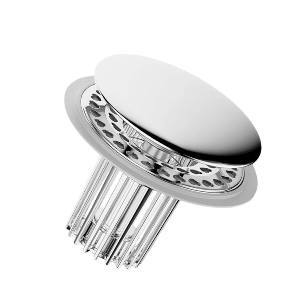 Home Drain Protection Chrome Sink Drain Stopper Quick Drainage Solution Drain Filter Basin Drain Filter Prevents Clogs