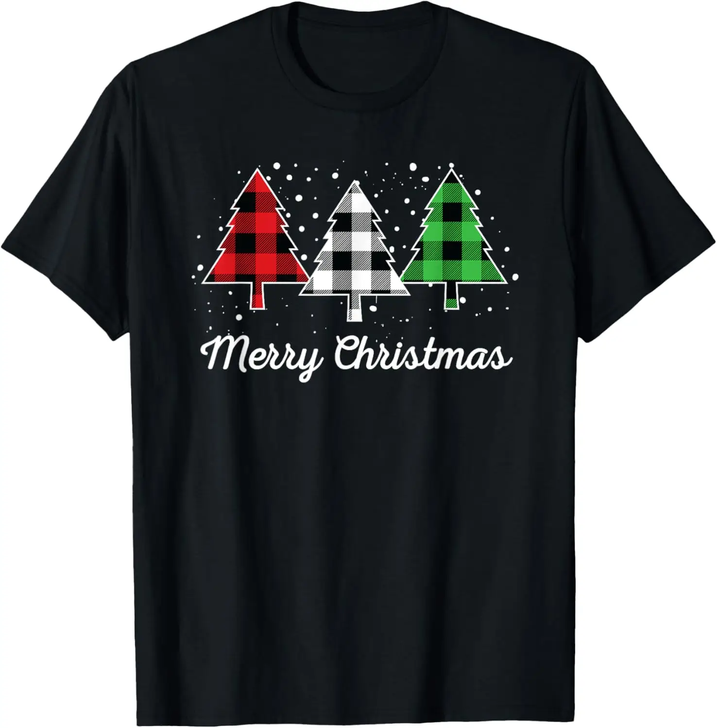 

Christmas Women Men Buffalo Plaid T-Shirt