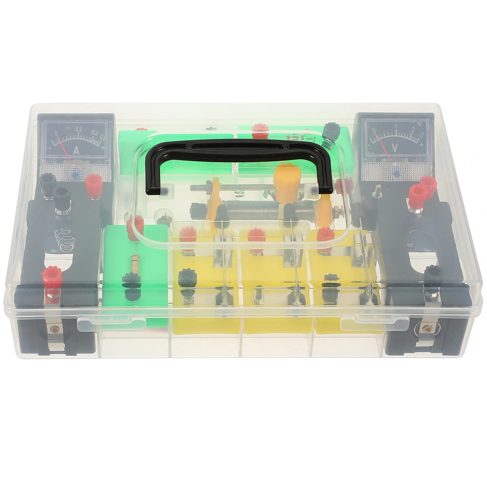 

1Set Electrics Experimental Tools Physics Teaching Equipment Portable Compact Physics Learning Kit Electricity Experimental