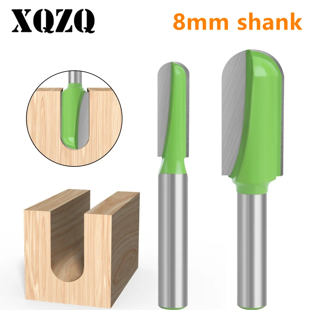 

1pc 8mm Shank Ball Nose Router Bit Set Round Milling Cutter For Wood CNC Radius Core Box Solid Carbide Tools