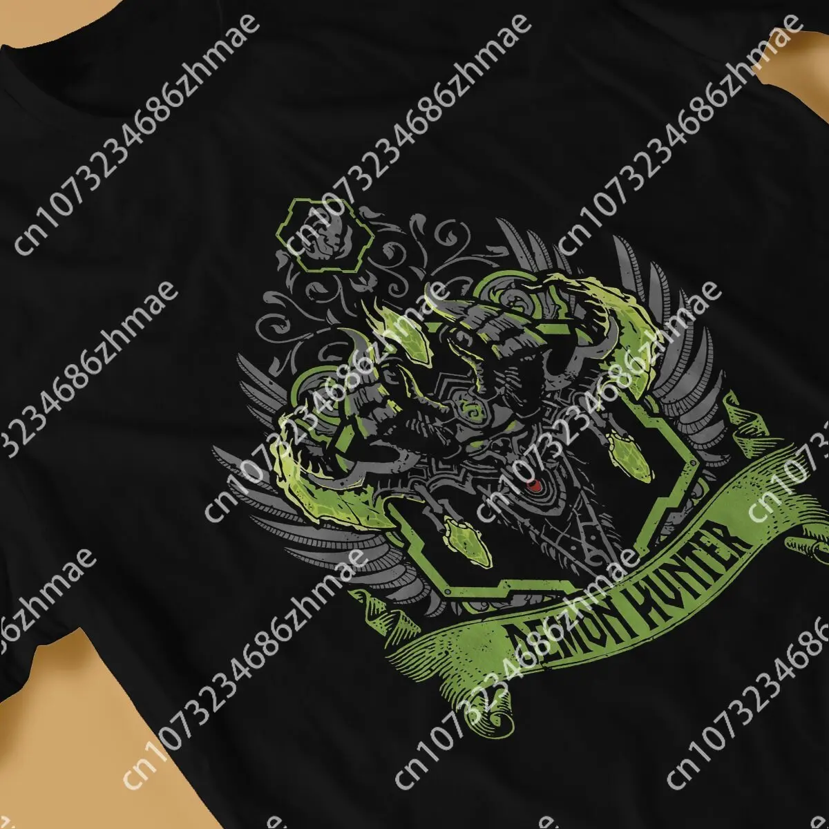 Fun DEMON HUNTER T-Shirt for Men Crewneck T Shirt World Of Warcraft WOW Game Short Sleeve Tees Party Clothing image 3