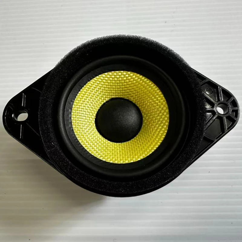 SOTAMIA 2pcs 3 Inch Glass Fiber Braided Basin Midrange Speaker 4 Ohm 15W Rubber Edge Car Modified Surround Bluetooth Sound Boxes