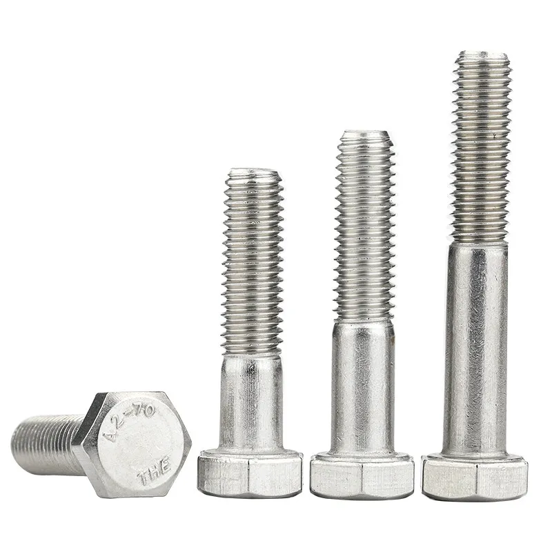 M6 M8 M10 M12 304 Stainless Steel Half Thread Hexagon Head Bolt Partial Thread External Hex Head Screw DIN931 Length30~200mm