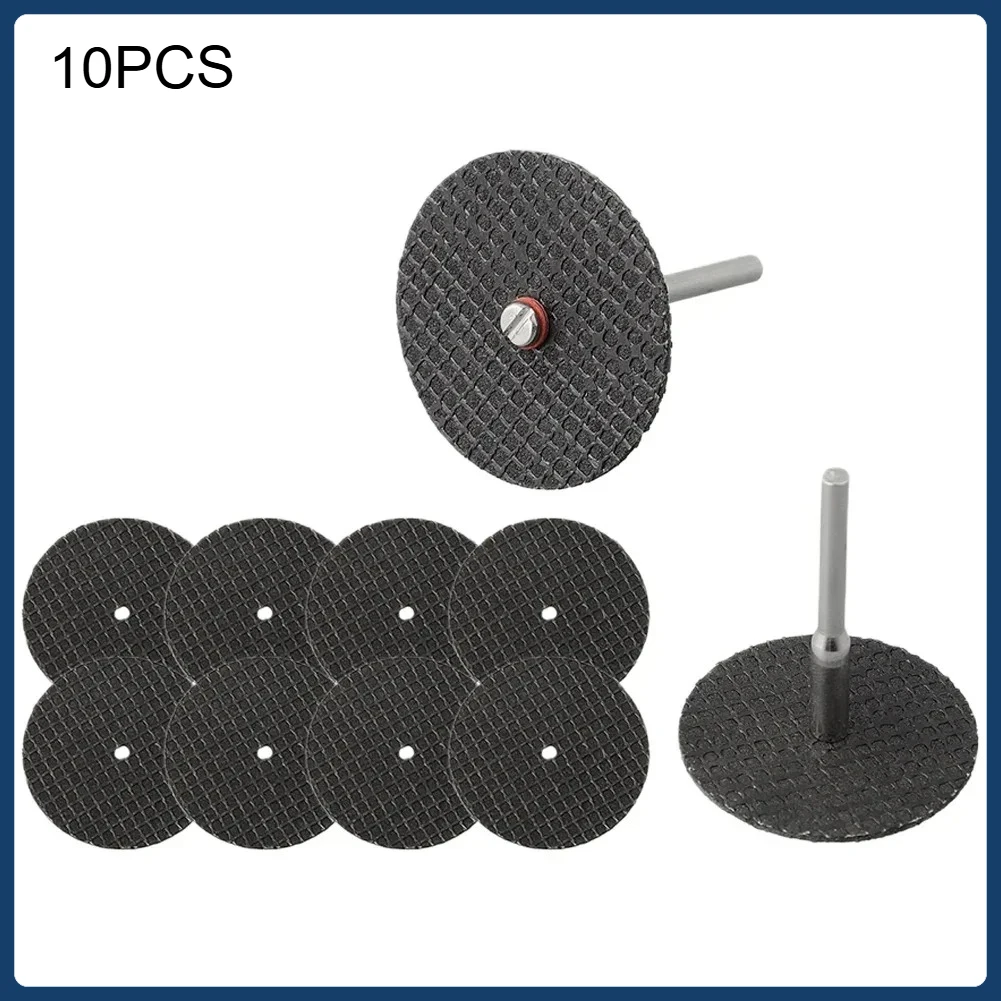 10pcs Grinding Discs Abrasive Cutting Disc 32mm With Mandrels Grinding Wheels Saw Blades Metal Cutting Rotary Tools Accessories