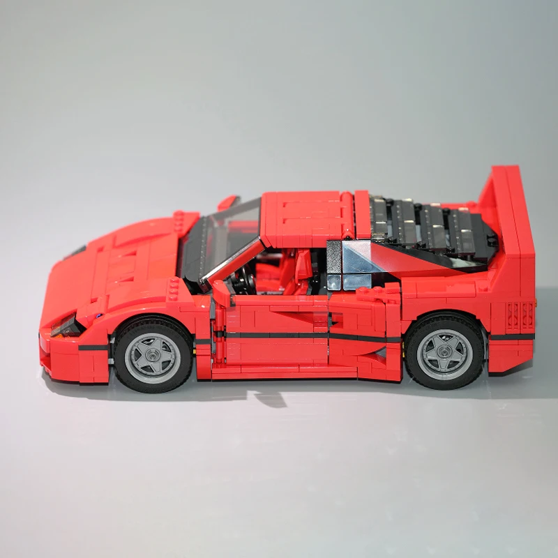 Classic Racing 10248 F40 Compatible MOC-10567 Sports Car 1158PCS Splicing Assembly Building Block Toy Model DIY Kids Gift Gift