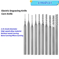 2.35 sap mısır kesici çok boyutlu elektrikli PCB kartı çekirdek ahşap mikro oyma Tungsten oyma uçları woodtools araçları kesici