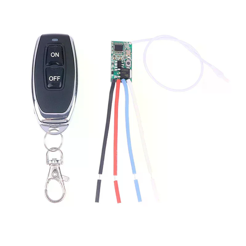 433mhz DC 3.6V 5V 9V 12V 24V 1CH Mini Relay Wireless RF Remote Control Switch LED Lamp Controller Micro Receiver Transmitter DIY
