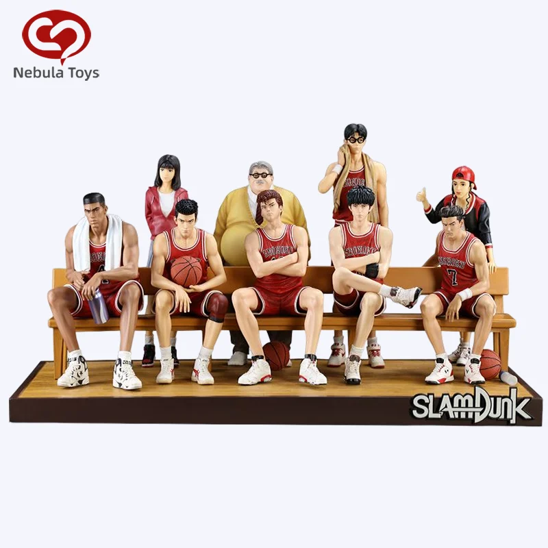 

Slam Dunk Sakuragi Hanamichi Anime Figures Big Rukawa Kaede Akagi Takenori Mitsui Hisashi Figurine PVC Statue Model Toys Gifts