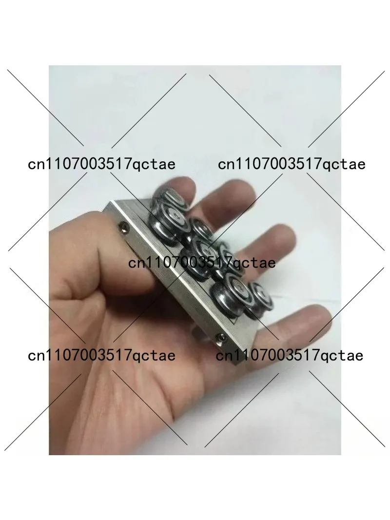 Manual Cable Seven Wheel Straightener 1-2.5mm Copper Stainless Steel Wire Straightener