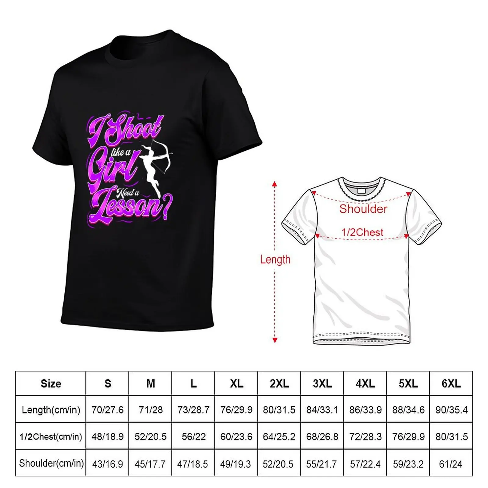Archery Gift for Archer Girl Bow Arrow Bowhunting T-Shirt Abstract Pattern Print Top
