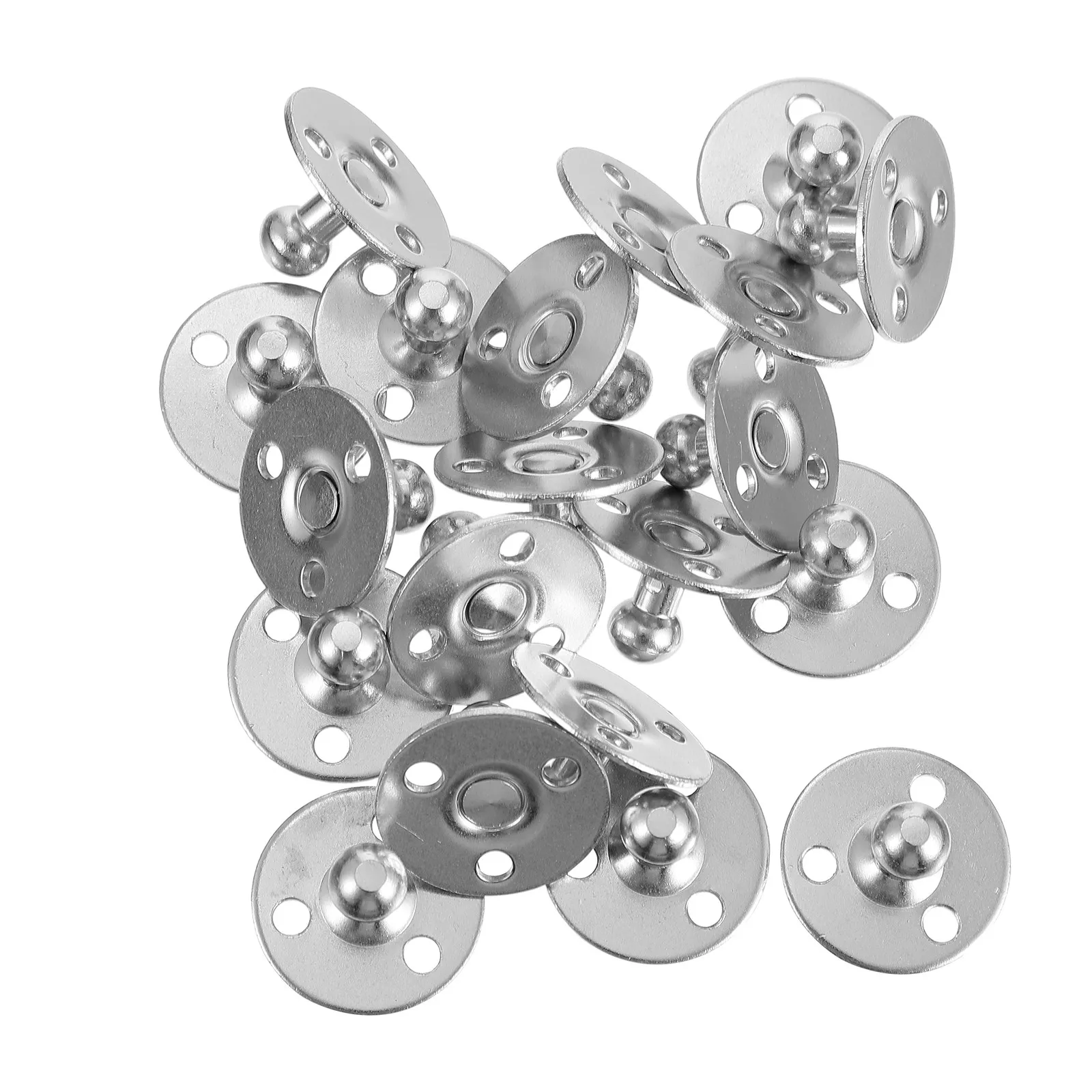 20Pcs Gas Struts Mounting Bracket Round 3- Stud Base Heavy Duty for Kitchen Cabinet Lift Support Gas Spring Mounting
