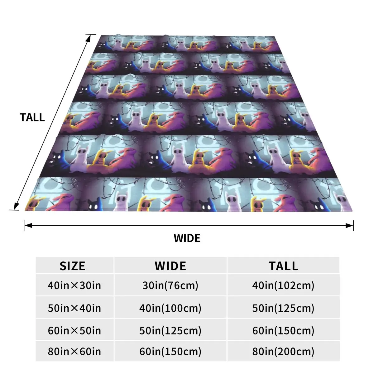 Slugcat Rain World Game Blankets Soft Warm Flannel Throw Blanket Bedspread for Bed Travel Home Sofa