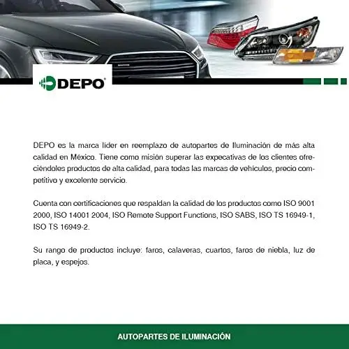 Par de Calaveras DEPO Compatível com Ford Ranger 2005-2012