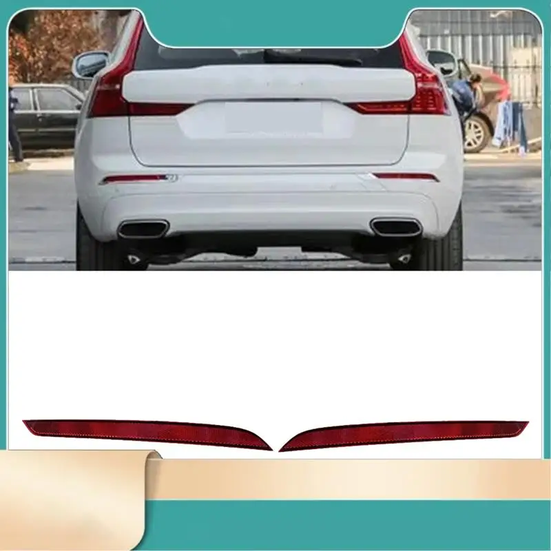 

Накладка отражателя заднего бампера для Volvo XC60 2018-2023, сигнальные огни отражателя тормоза, пластина-N31R