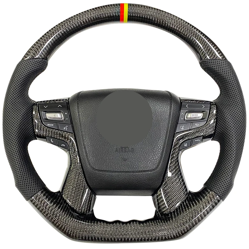 

Volante LC200 Land Cruiser 200 Prado 150 2016 2021 Genuine Carbon Fiber Steering Wheel