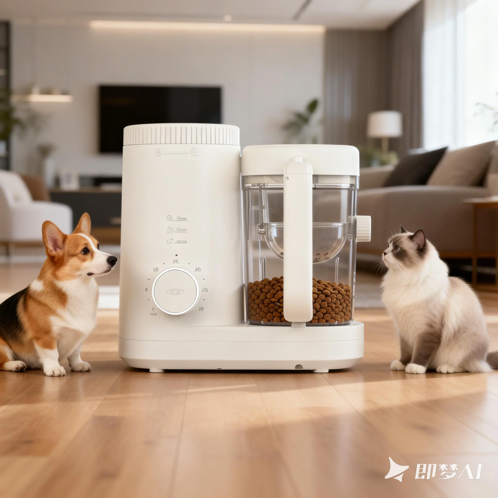 Compact Pet Food Steamer and Blender Set for Customized Fresh Recipes With Easy Operation