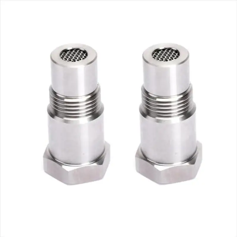 2PCS Stainless Steel 304 02 Sensor Spacer Adapter, 1/2