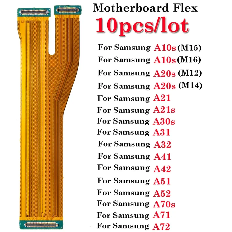 

10 pcs/lot motherboard connector mainboard flex cable for Samsung A31 A32 A41 A42 A51 A52 a70s A71 A72 A10s a20s A21 a21s A30s