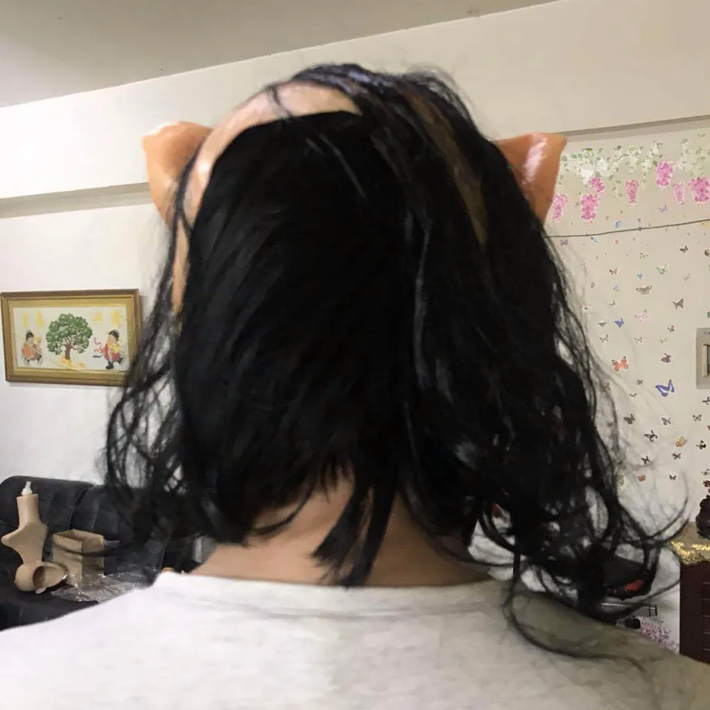 ハロウィン怖い鋸豚頭マスクコスプレパーティー恐ろしい動物マスクフルフェイスラテックスマスクハロウィンパーティー装飾ラテックス小道具