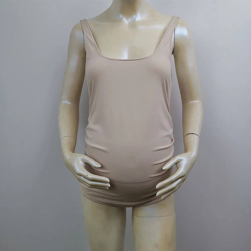 

Don&Judy Skin Maternity Photography Bodysuit Soft Stretchy Jumpsuits Photo Shooting Prop Pregnancy Bride Wedding Dress Underwear